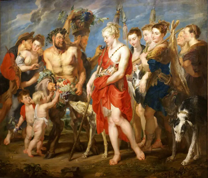 Diana keert terug van de jacht - Peter Paul Rubens