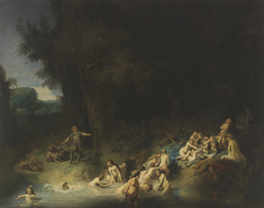 Diane en Actéon - Rembrandt