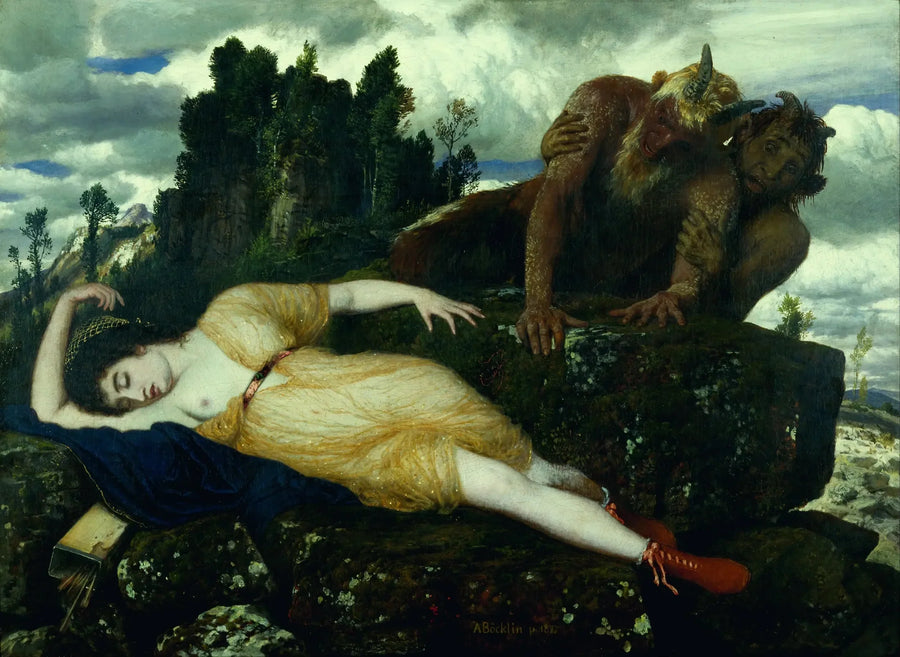 Diane slapend bewaakt door twee faunen - Arnold Böcklin

Source:
Diane endormie surveillée par deux faunes - Arnold Böcklin