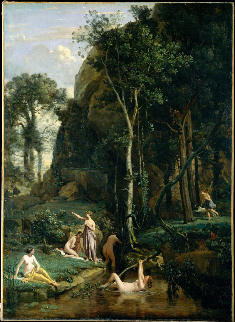 Diane en Actéon - Jean-Baptiste Camille Corot