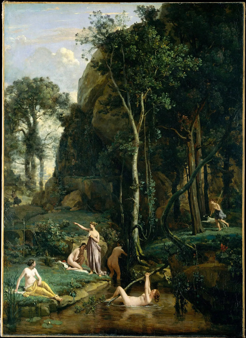 Diane en Actéon - Jean-Baptiste Camille Corot