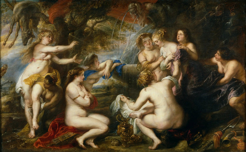 Diane en Callisto - Peter Paul Rubens