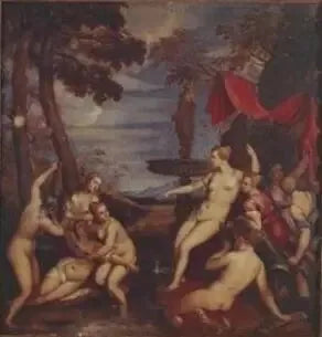 Diane en Callisto - Titian
