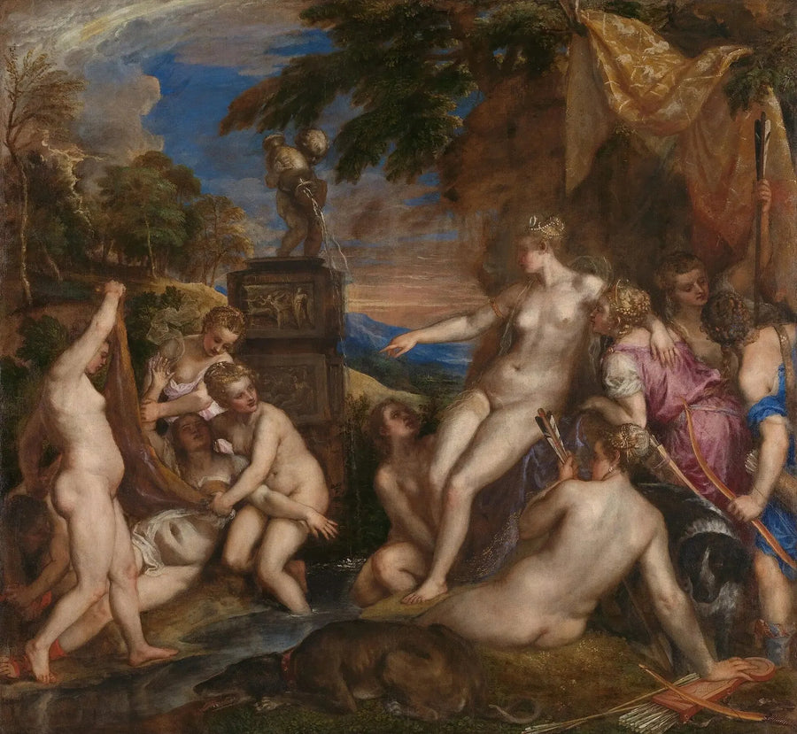 Diane en Callisto - Titian