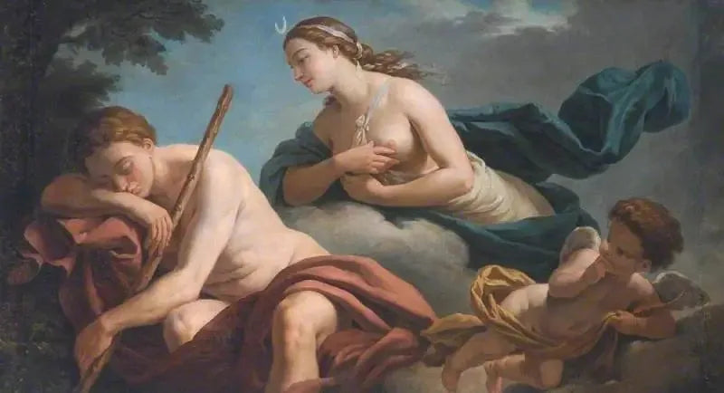 Diane et Endymion, allegorie van de trouw - Louis Jean François Lagrenée

Source:
Diane et Endymion, allégorie de la fidélité - Louis Jean François Lagrenée