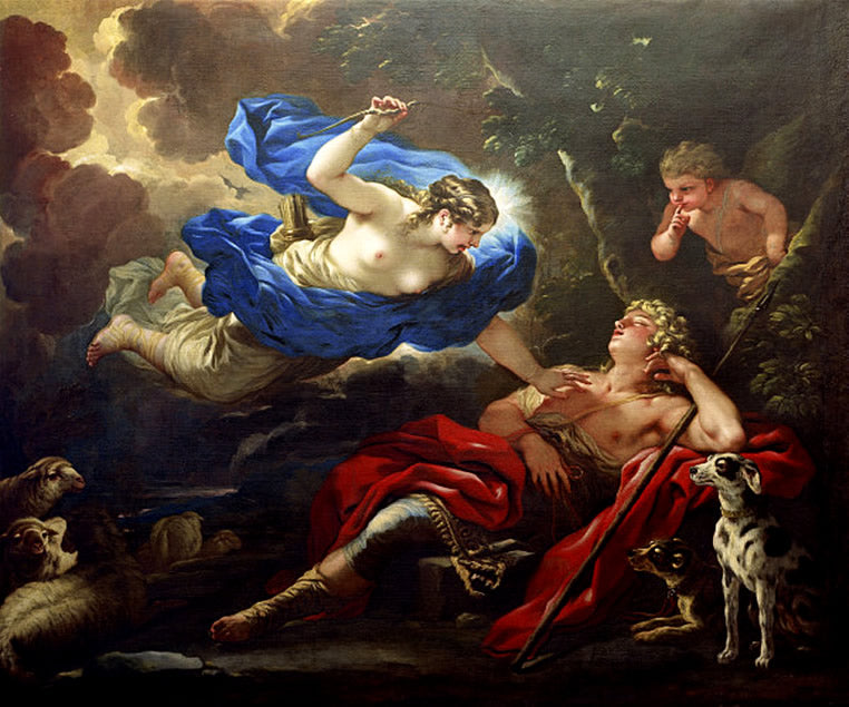 Diane en Endymion (Castelvecchio) - Luca Giordano