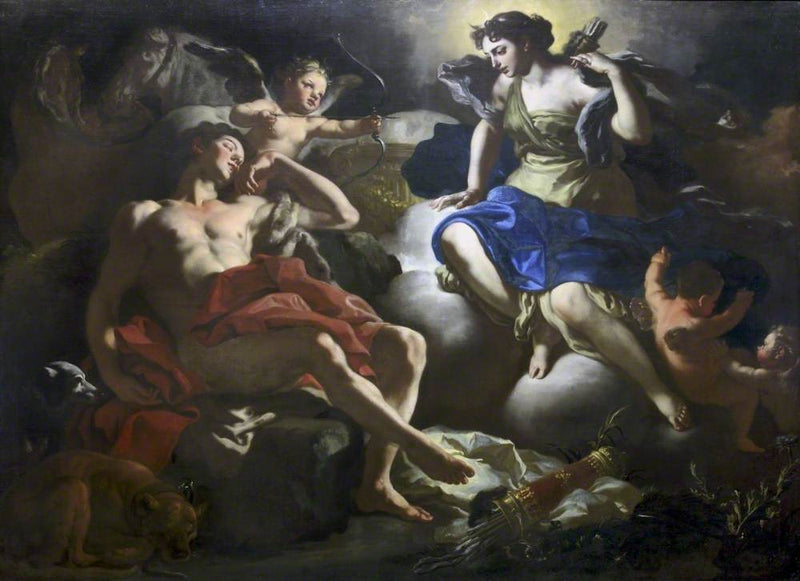 Diane en Endymion - Francesco Solimena