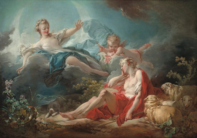 Diane en Endymion - Jean-Honoré Fragonard