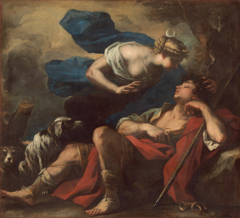 Diane en Endymion - Luca Giordano