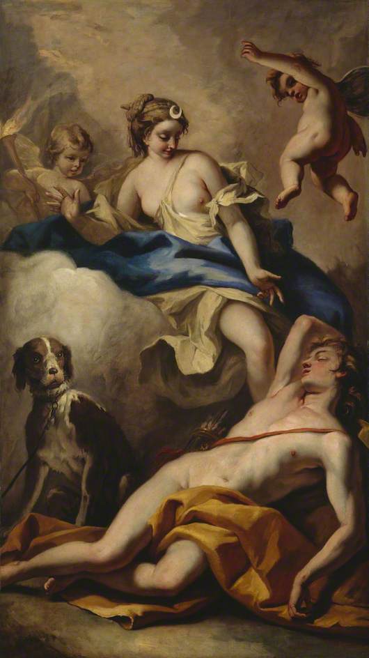 Diane en Endymion - Sebastiano Ricci