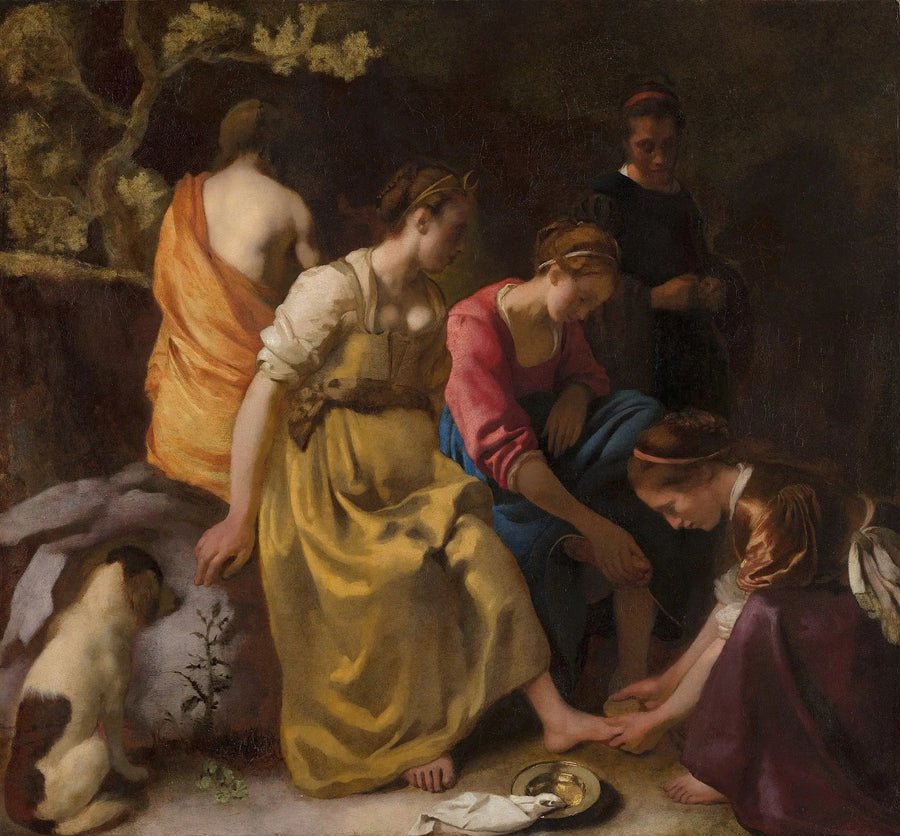 Diana en haar metgezellen - Johannes Vermeer