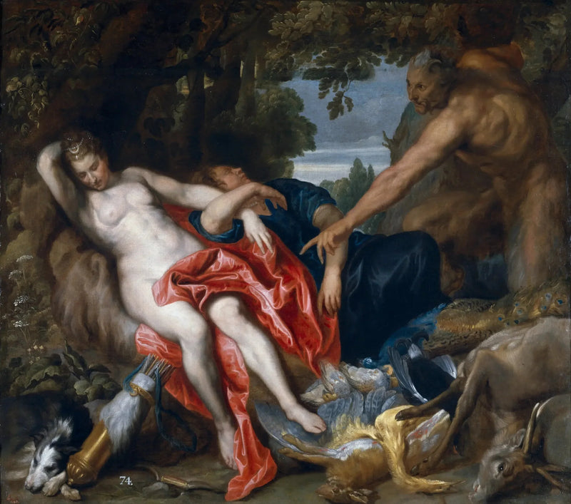 Diane en een nimf verrast door een satyr - Antoine van Dyck

Source:
Diane et une nymphe surprises par un satyre - Antoine van Dyck