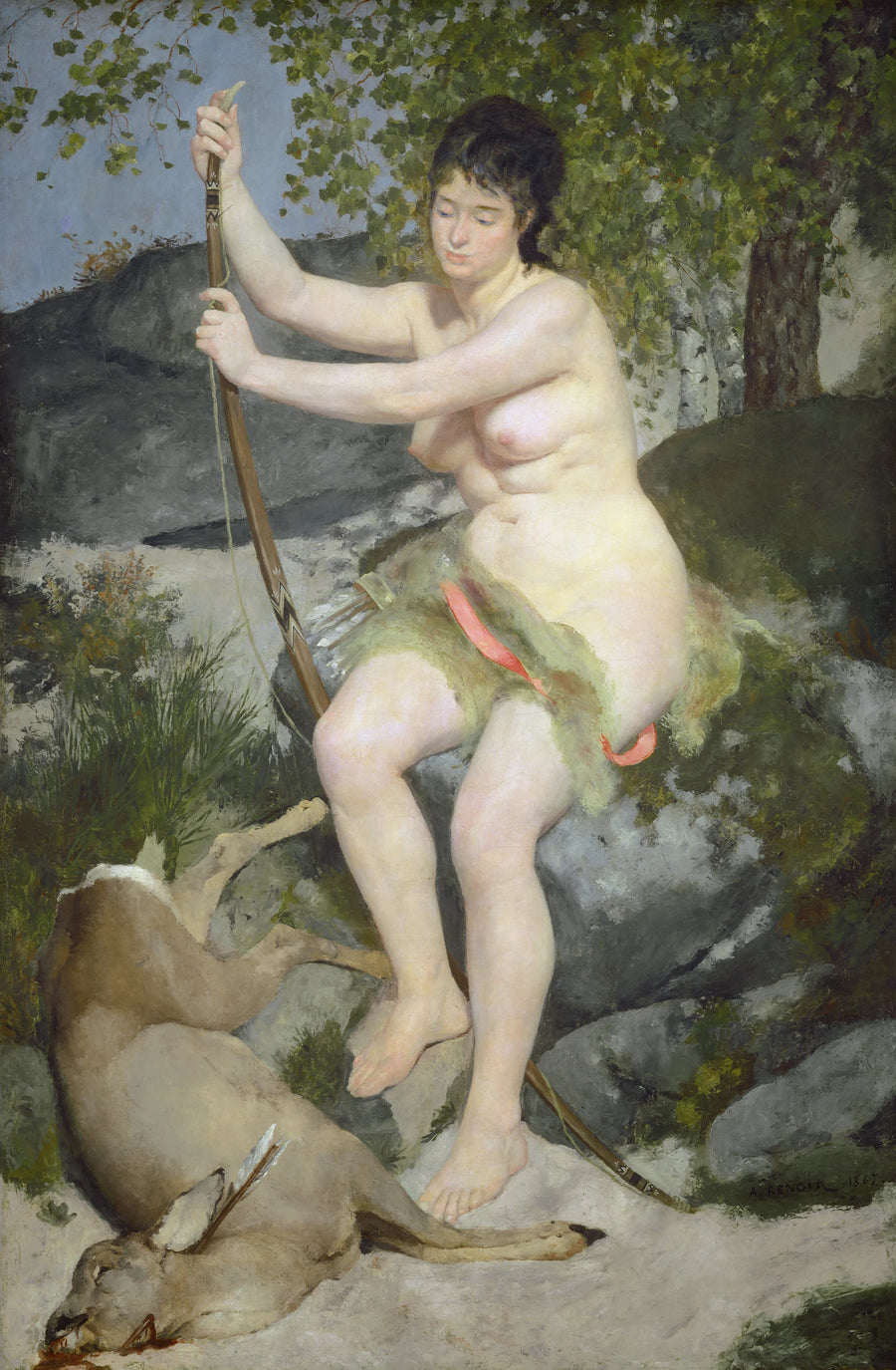 Diane de jageres - Pierre-Auguste Renoir
