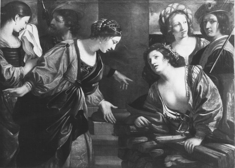 Didon op de brandstapel - Guercino