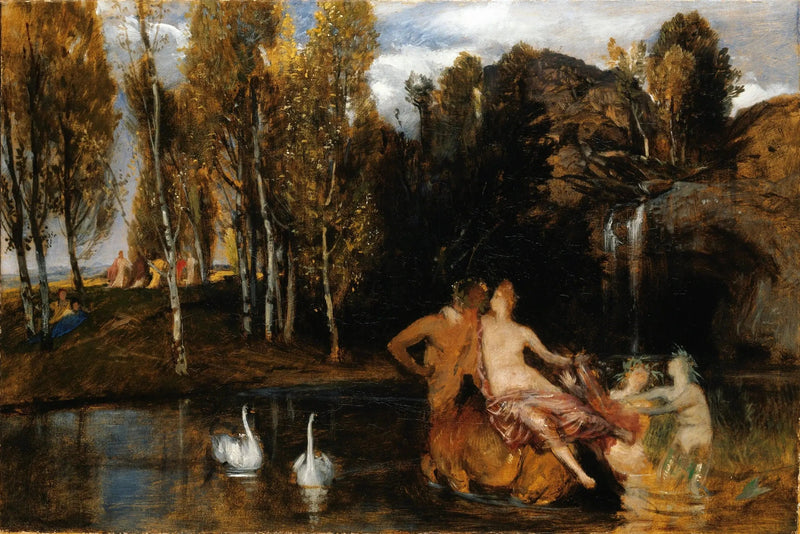 Arnold Böcklin - Reproductie van een schilderij in olieverf

Source:
Q134287875 - Arnold Böcklin