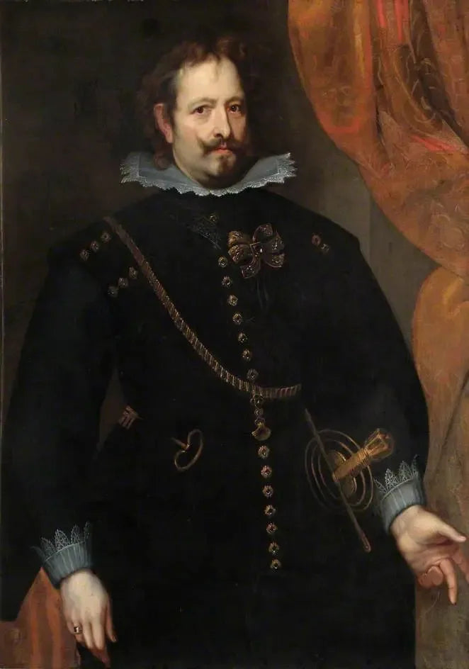 Diego Felipe de Guzmán (1580-1655), 1er marquis de Leganés - Antoine van Dyck image 1 reproduction artisanale de tableau