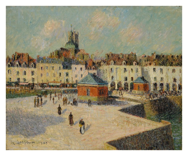 Dieppe, de kade van de carénage - Gustave Loiseau