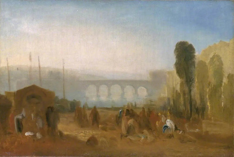 Dieppe: De Haven vanaf de Quai Henri IV - J. M. W. Turner
