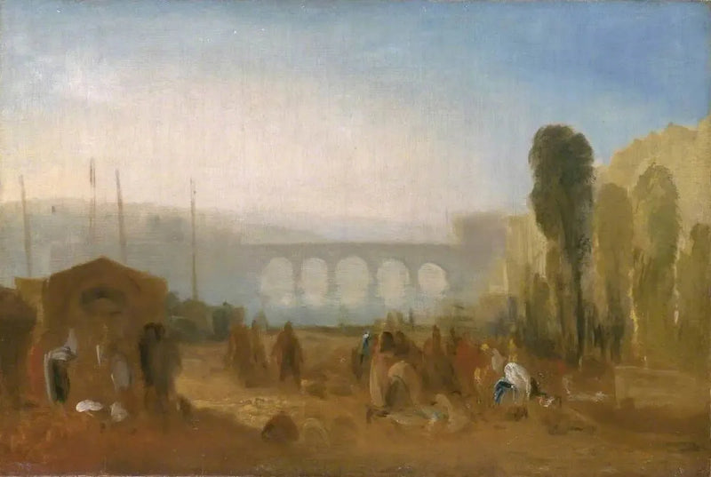 Dieppe: De Haven vanaf de Quai Henri IV - J. M. W. Turner