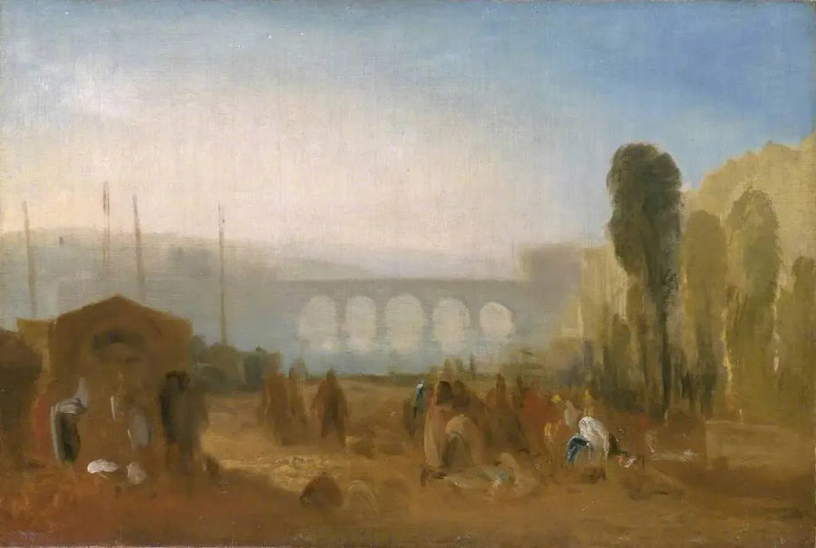 Dieppe: De Haven vanaf de Quai Henri IV - J. M. W. Turner