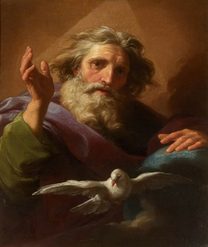 God de Vader en de Heilige Geest - Pompeo Batoni