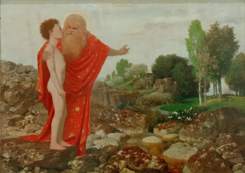 God de Vader toont Adam het Paradijs - Arnold Böcklin

Source:
Dieu le Père montre à Adam le Paradis - Arnold Böcklin
