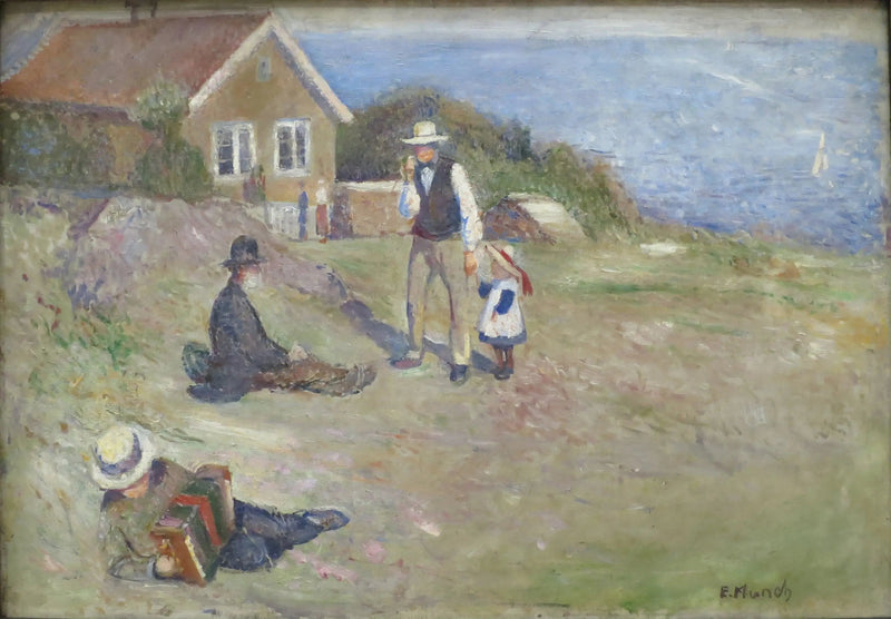 Zondag in Åsgardstrand - Edvard Munch