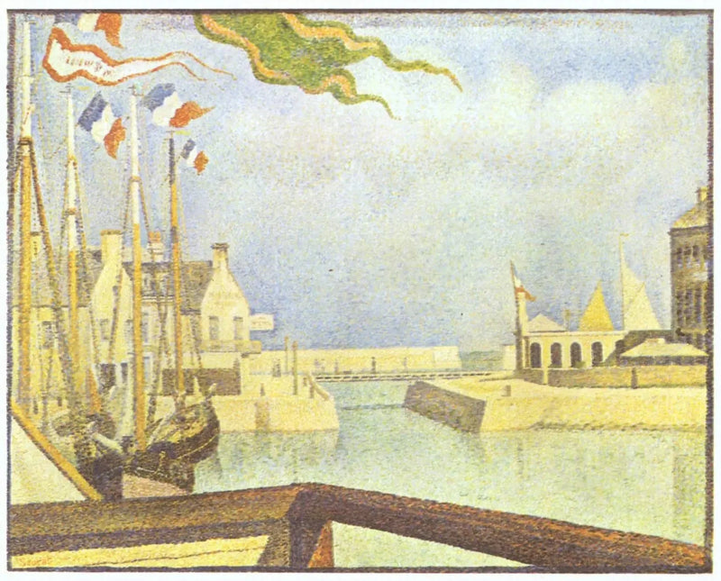 Zondag, Port-en-Bessin - Georges Seurat