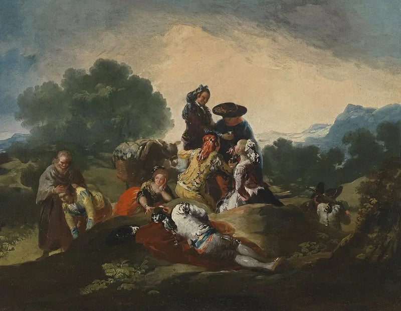 Geplukte kalkoen - Francisco de Goya