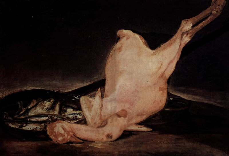 Geplukte kalkoen - Francisco de Goya