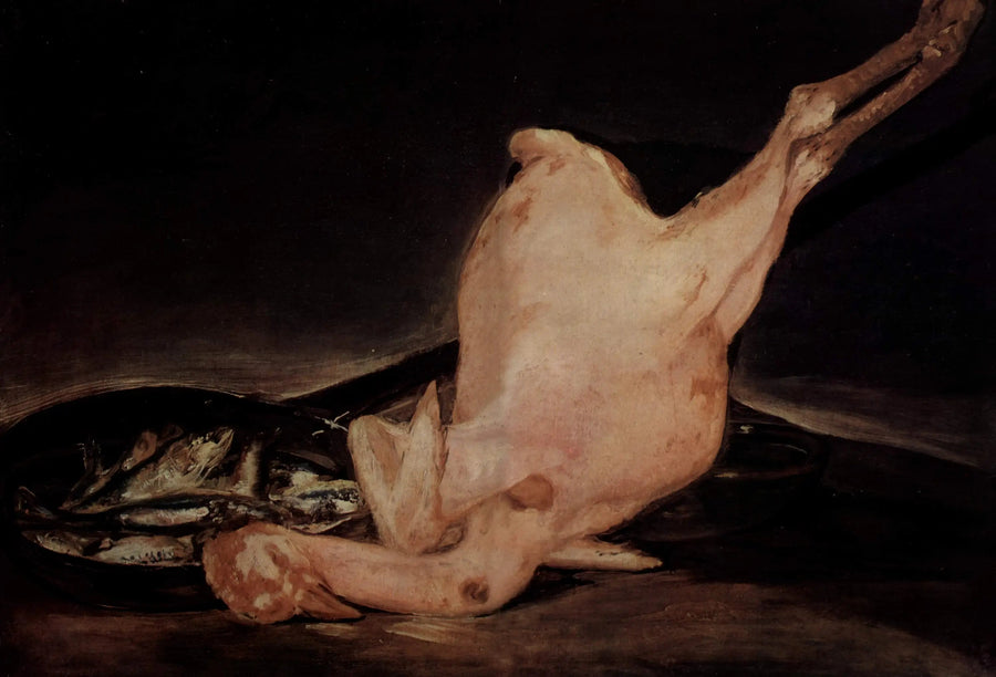 Geplukte kalkoen - Francisco de Goya