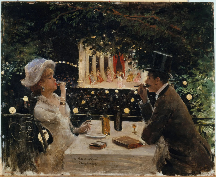 Diner bij de Ambassadeurs - Jean Béroud

Source:
Dîner aux Ambassadeurs - Jean Béraud