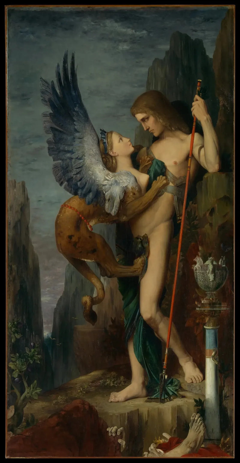 Oedipus en de Sfinx - Gustave Moreau