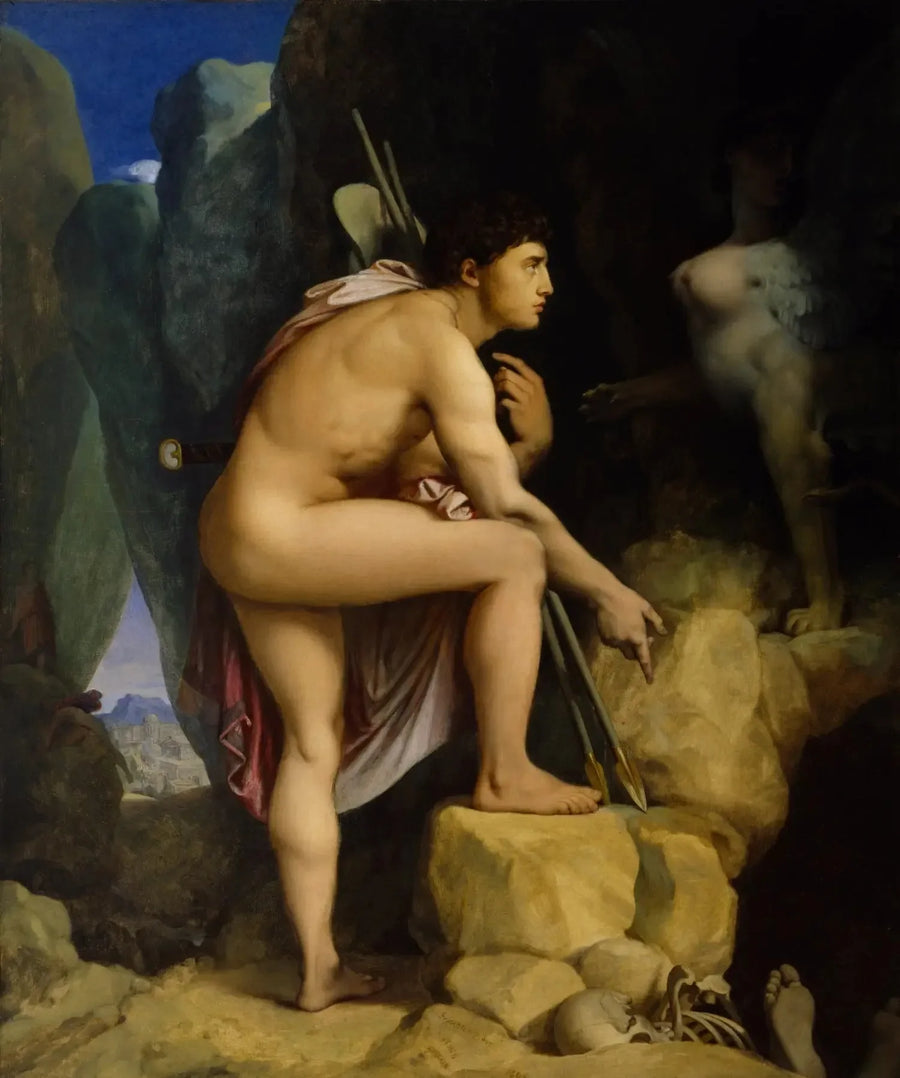 Oedipus en de Sfinx - Jean-Auguste-Dominique Ingres