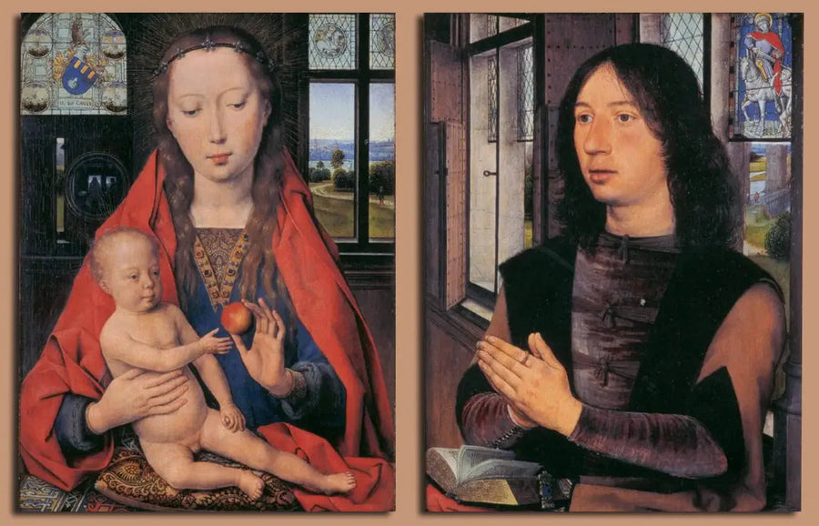 Diptychon van Maarten van Nieuwenhove - Hans Memling
