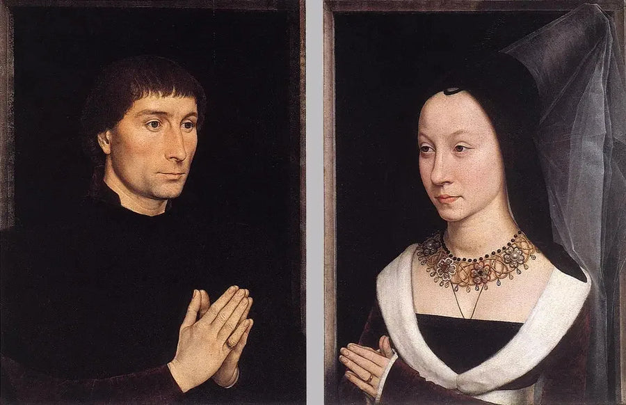 Diptychon van Tommaso Portinari en zijn vrouw - Hans Memling