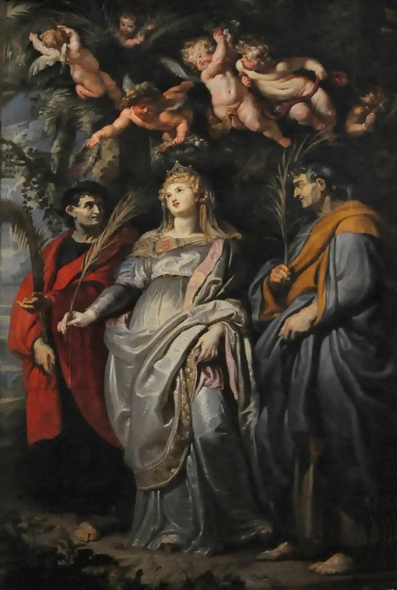 Domitille met Nérée en Achilleus - Peter Paul Rubens