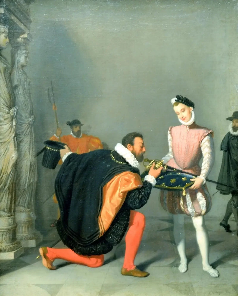Don Pedro de Tolède kust het zwaard van Hendrik IV - Jean-Auguste-Dominique Ingres