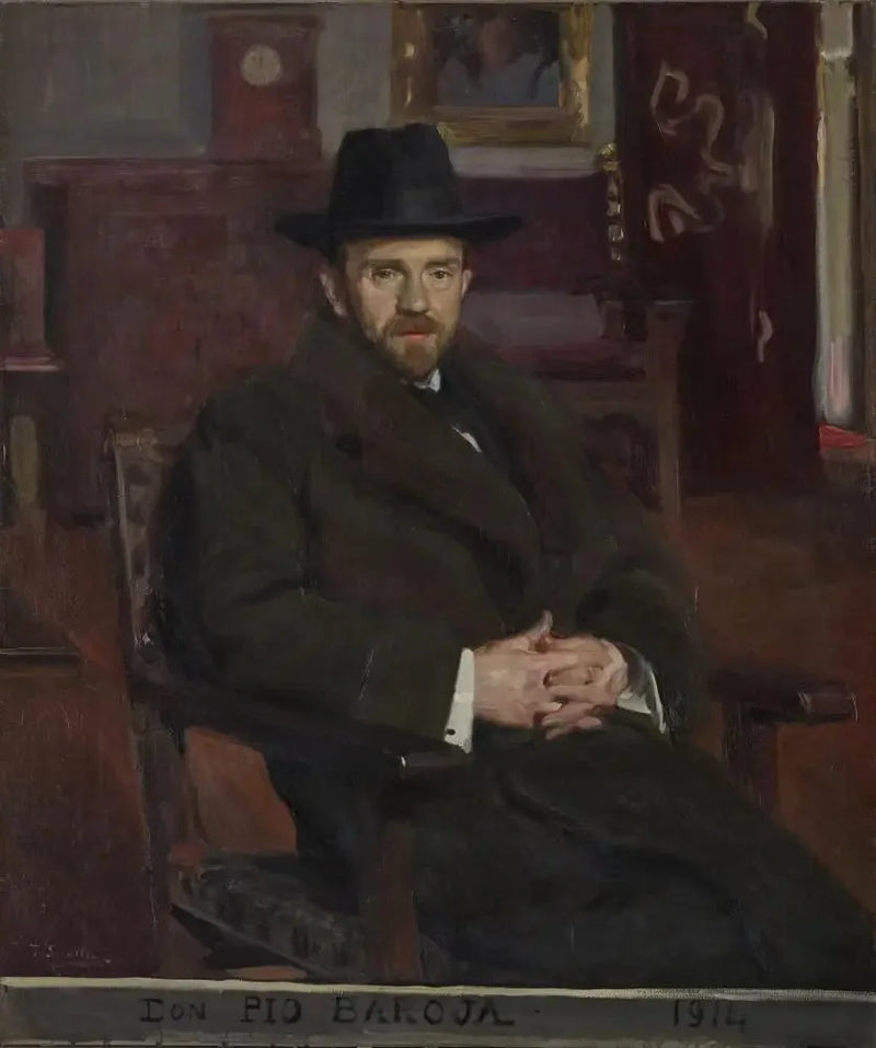 Don Pio Baroja en Nessi - Joaquín Sorolla