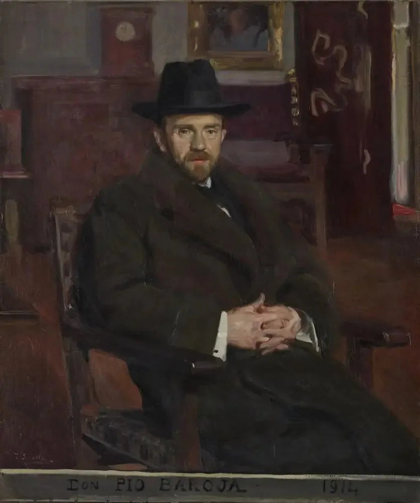 Don Pio Baroja en Nessi - Joaquín Sorolla