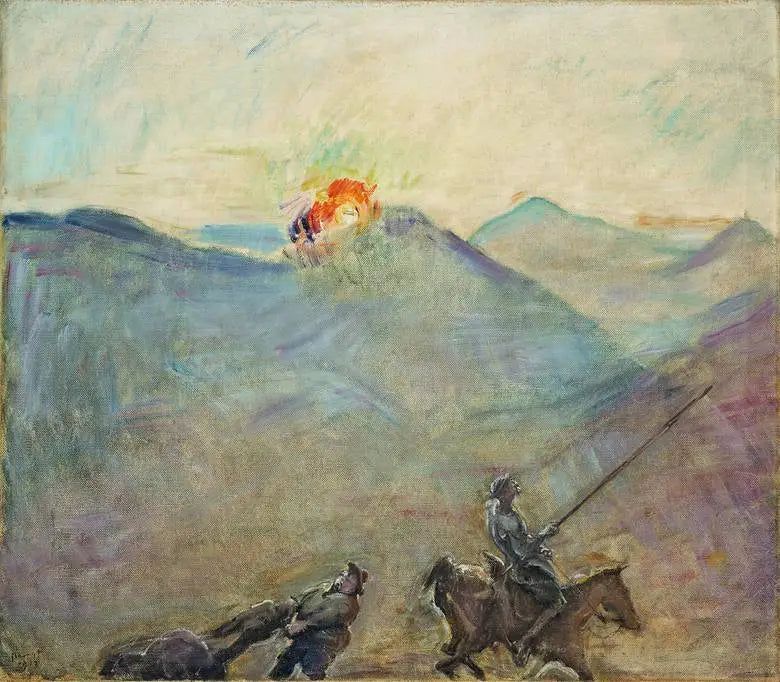 Don Quichotte en Sancho Panza - Max Slevogt