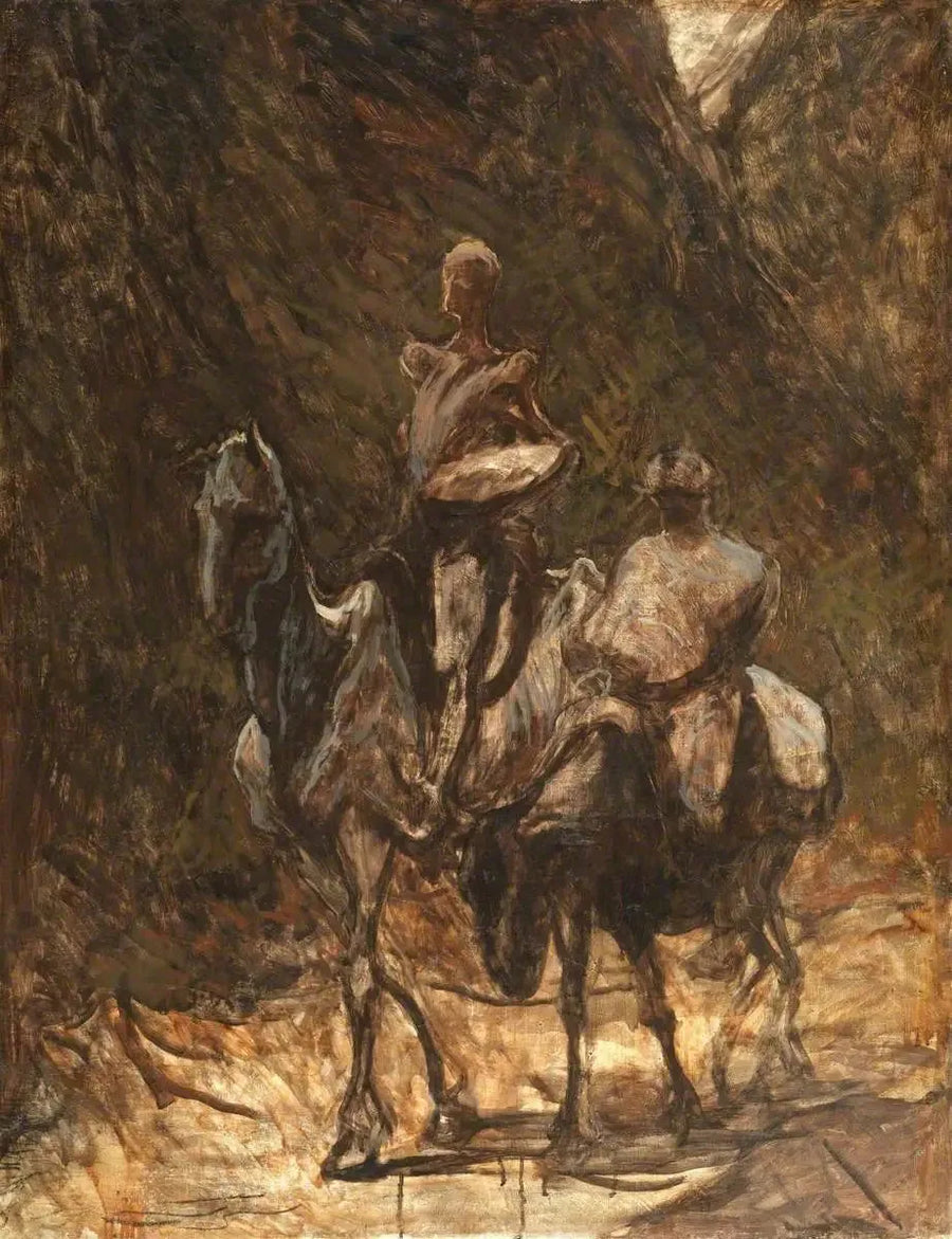 Don Quichot en Sancho Panza - Honoré Daumier
