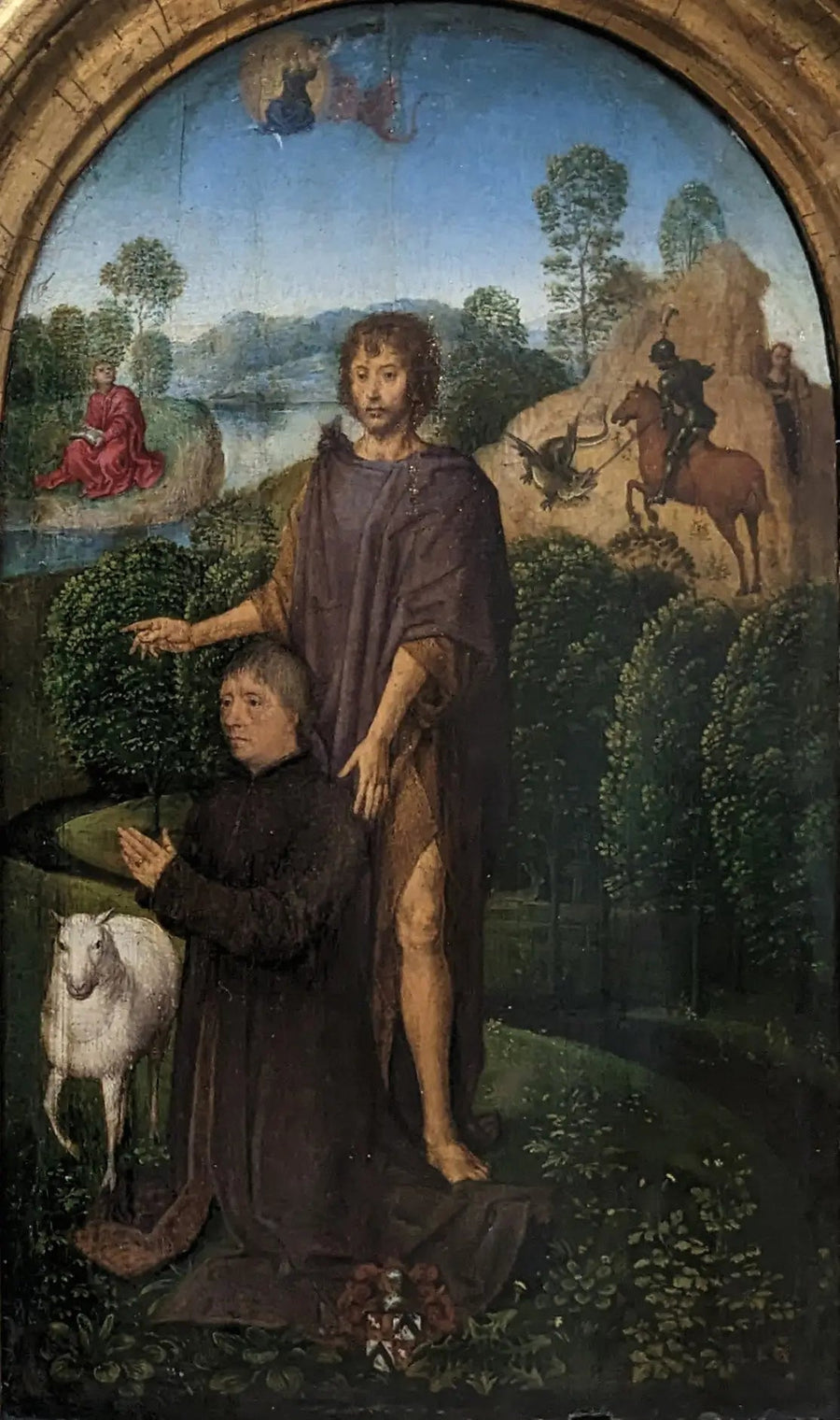 Donateur voorgesteld door Sint Johannes de Doper - Hans Memling
