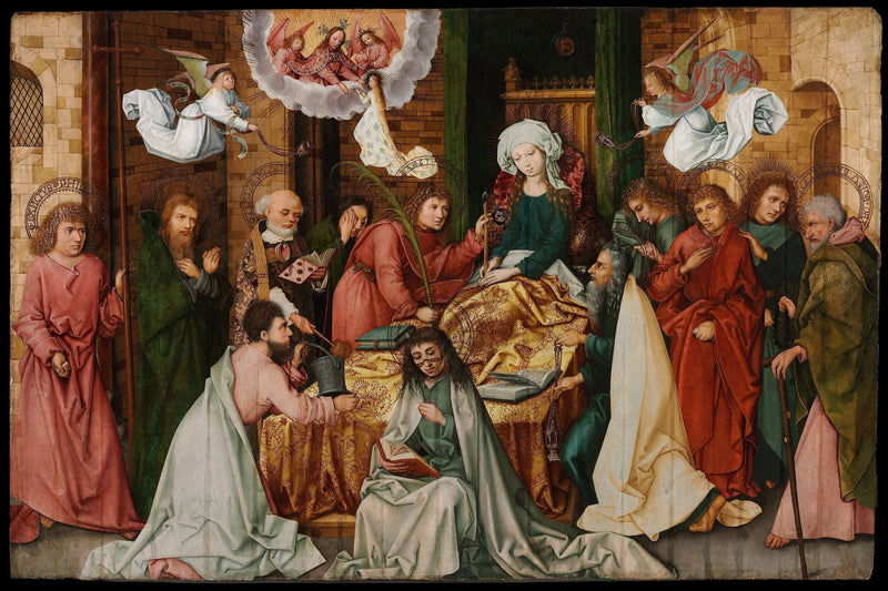 Dormitio van de Maagd - Hans Holbein de Oudere