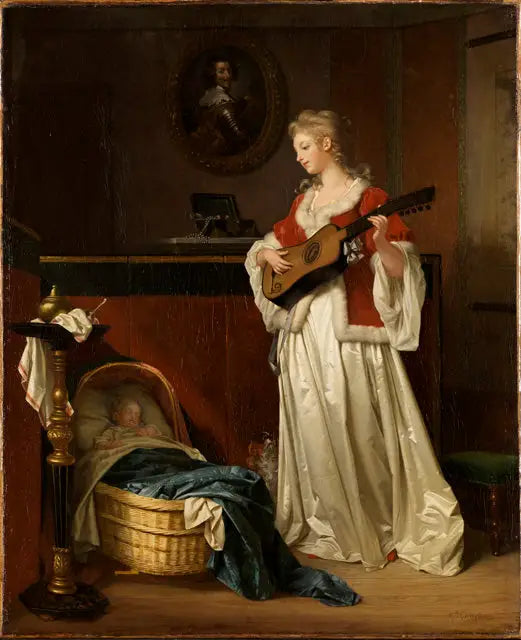 Dors mijn kind' - Jean-Honoré Fragonard