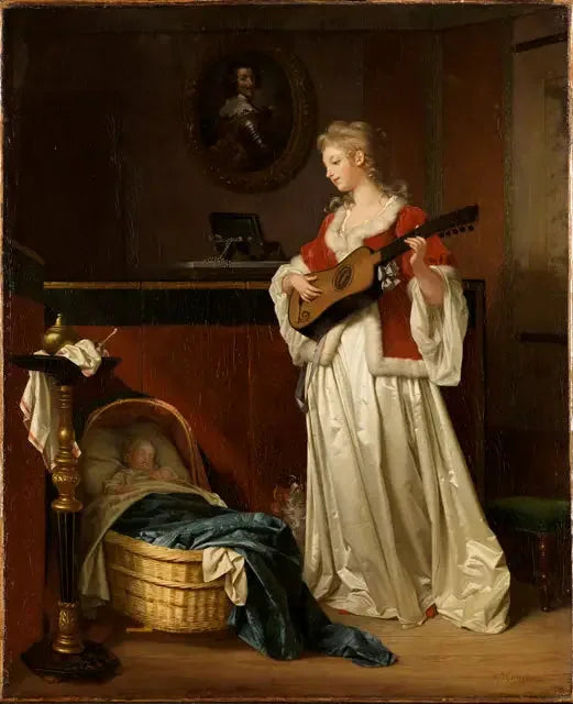 Dors mijn kind' - Jean-Honoré Fragonard