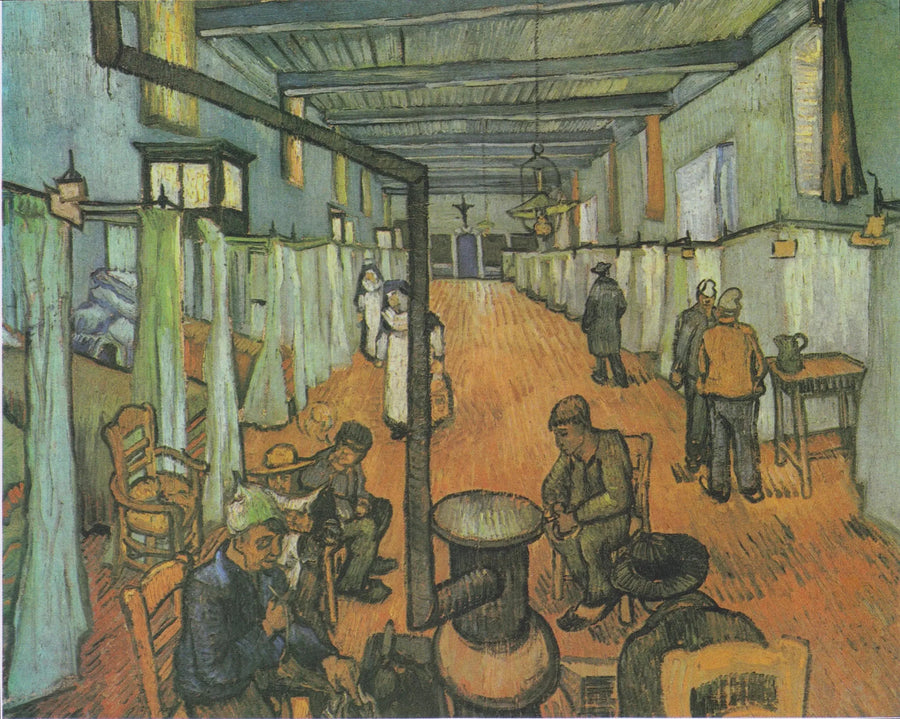 Slaapzaal van het ziekenhuis van Arles - Vincent van Gogh