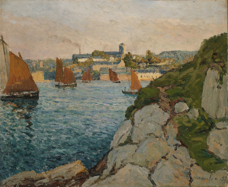Douarnenez de verlichte stad - Maxime Maufra