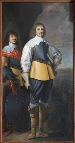 Dubbelportret van Johan Maurits van Nassau-Siegen (1604-1679) en Johan Ernst van Nassau-Siegen (1618-1639) - Gerrit van Honthorst
