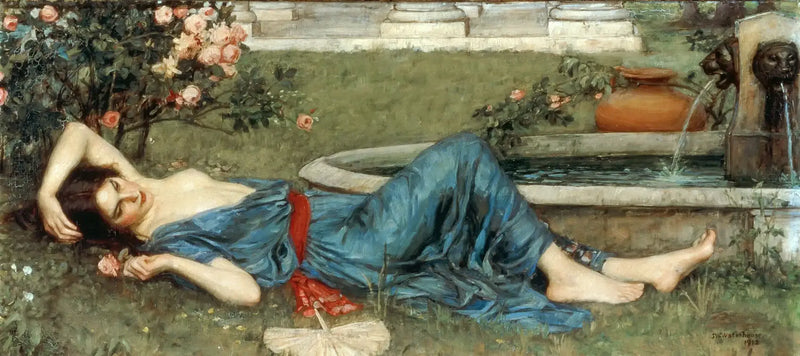 Zachte zomer - John William Waterhouse